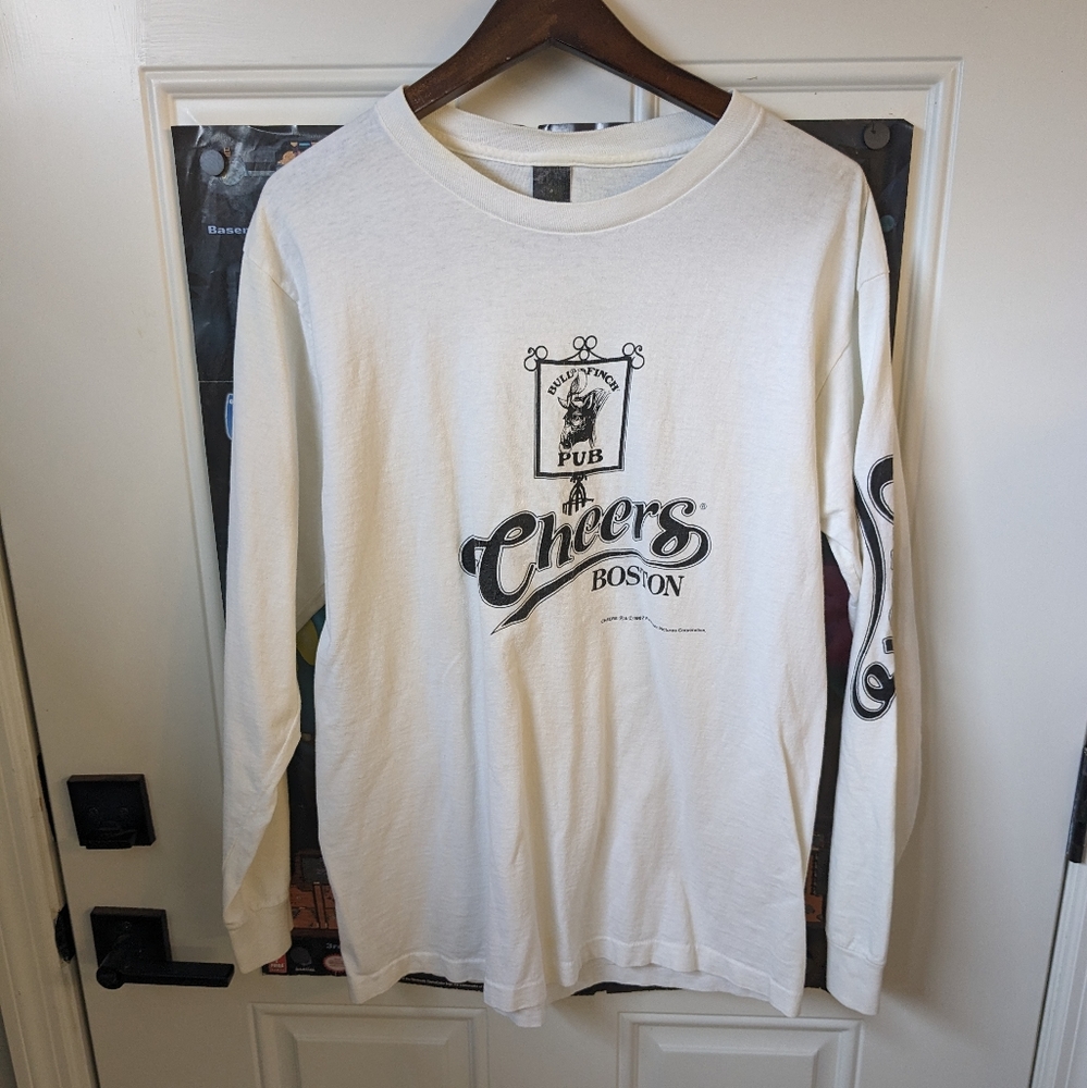 Vintage Cheers Boston Long Sleeve Tee